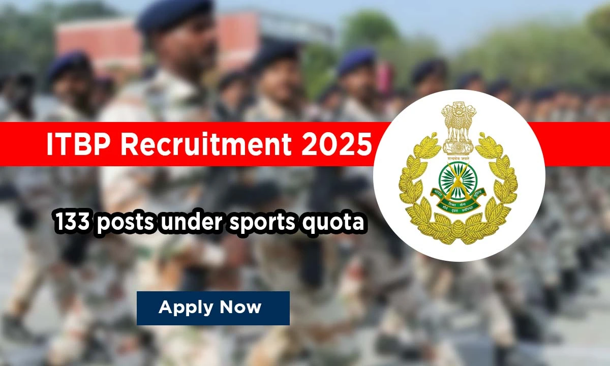ITBP constable recruitment 2025